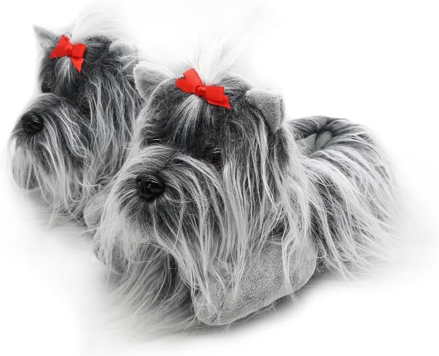3D nieuwe pantoffels voor en kinderen winterpantoffels met harige dieren panda beer