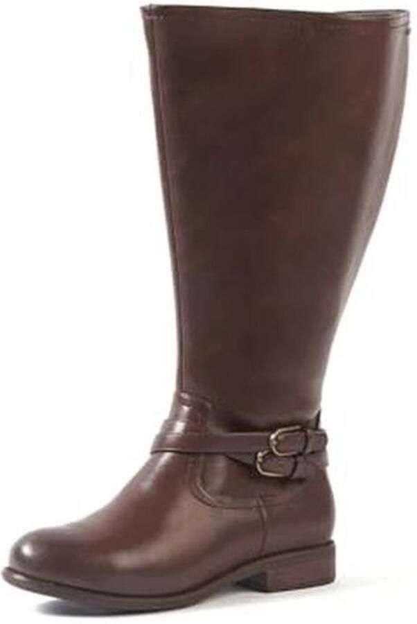 3XL brede kuit laarzen zwart