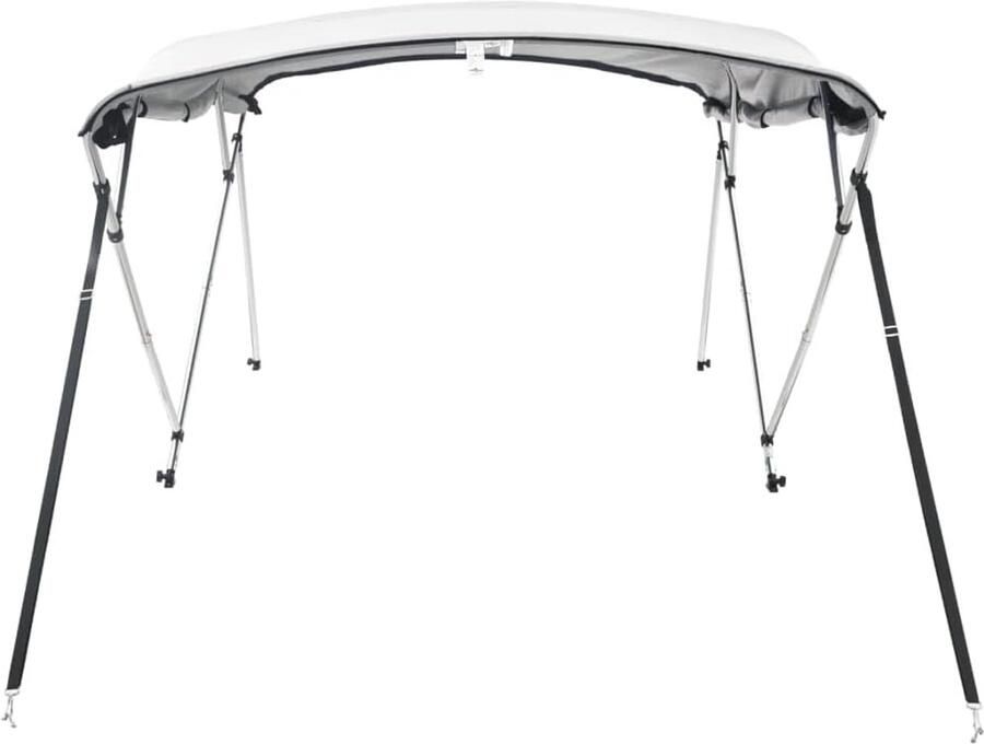 4-Bow Bimini-Top bootzonnedak met zijpanelen wit