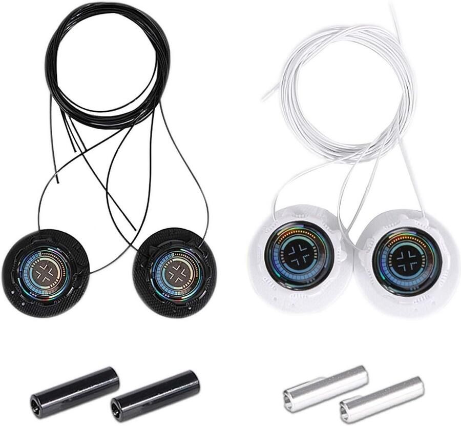 4 Paar Automatische Schoenveters met Draaisluiting voor Sneakers en Sport