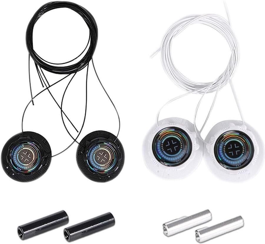 4 Paar Automatische Schoenveters met Draaisluiting voor Sneakers en Sport