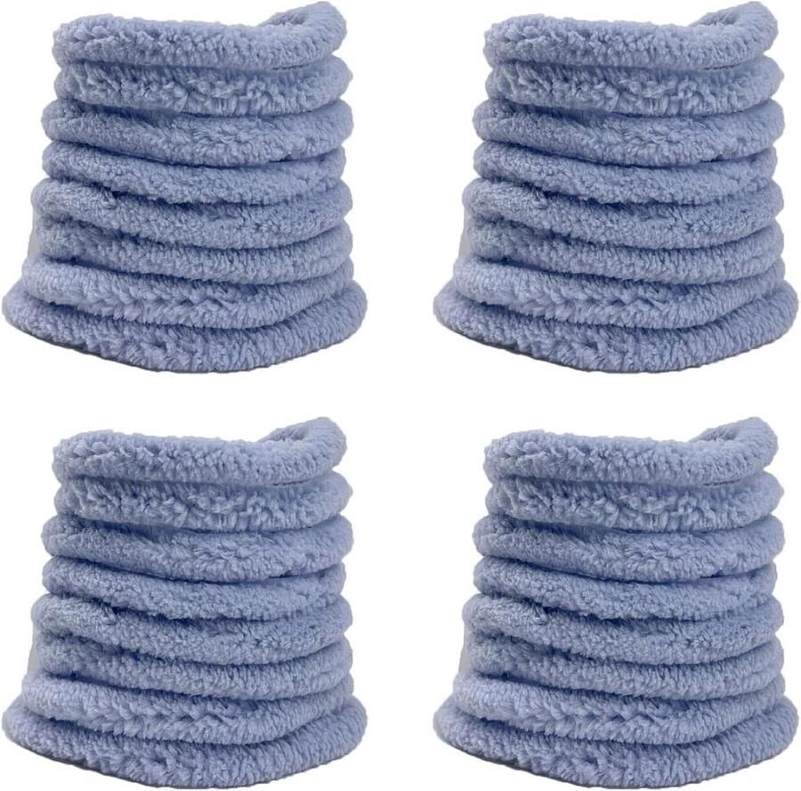 4 Paar Dikke Pluche Ronde Schoenveters Zacht & Warm voor Sneakers en Laarzen