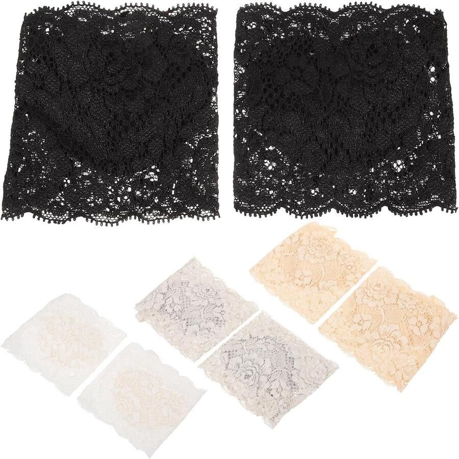 4 paar netsokken zomersokken voorvoetbekleding teensokken middenvoetbekleding hoge hakken sokken voor meisjes halve sokken voor dames middenvoet mouwen halve sokken onzichtbaar nylon