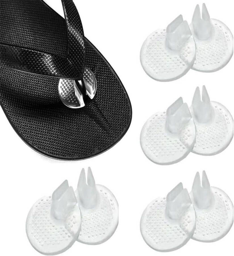4 paar siliconen teenbeschermers voor flip flops en slippers Gel kussens voor comfort Teenkussen pads voor nen en