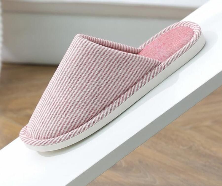 4 paar wasbare spa-pantoffels hotelpantoffels comfortabele gastenpantoffels winter vilten pantoffels dames hotel reizen badkamer