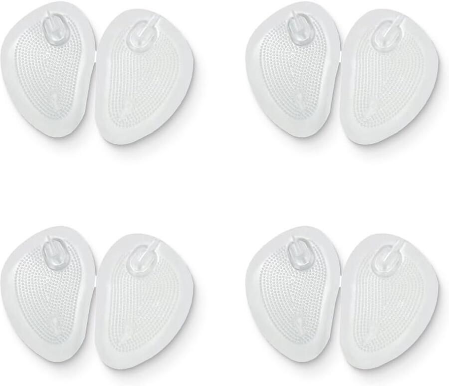 4 Pairs Non-Slip Pads voor Flip Flops Sandalen Bescherming voor Tenen Gel voor Sandalen