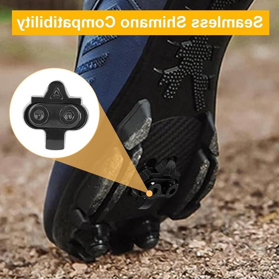 4 Sets SPD Compatibele Fietsschoenen 2 Maten X L Universele Prestatie Pedalen voor Mountainbikes en Racefietsen