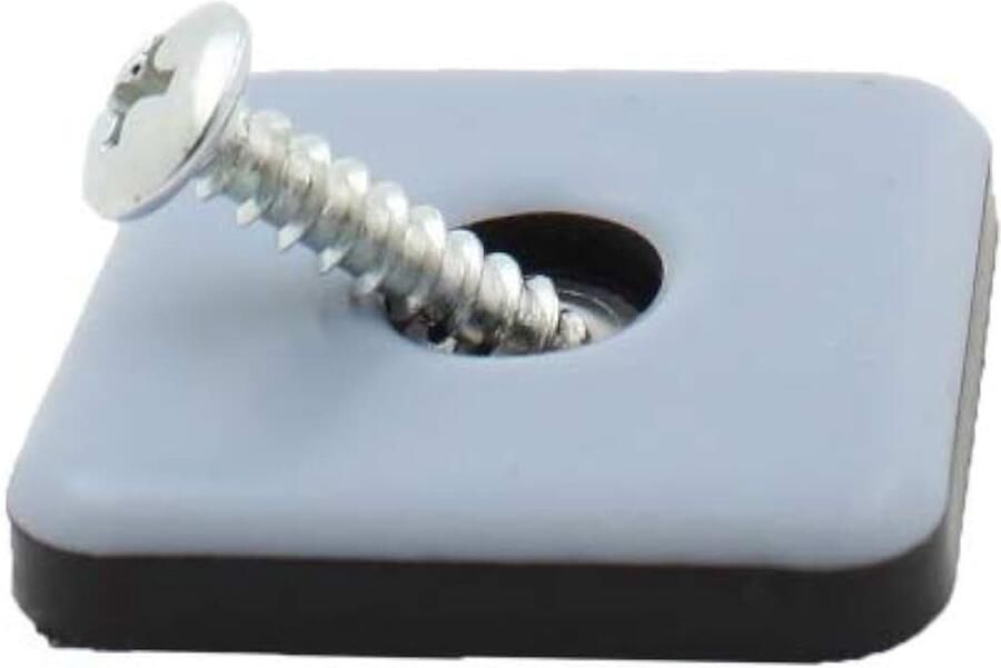 4 stks) 50mm Vierkante Schroef PTFE Teflon Meubilair Glides van Lifeswonderful