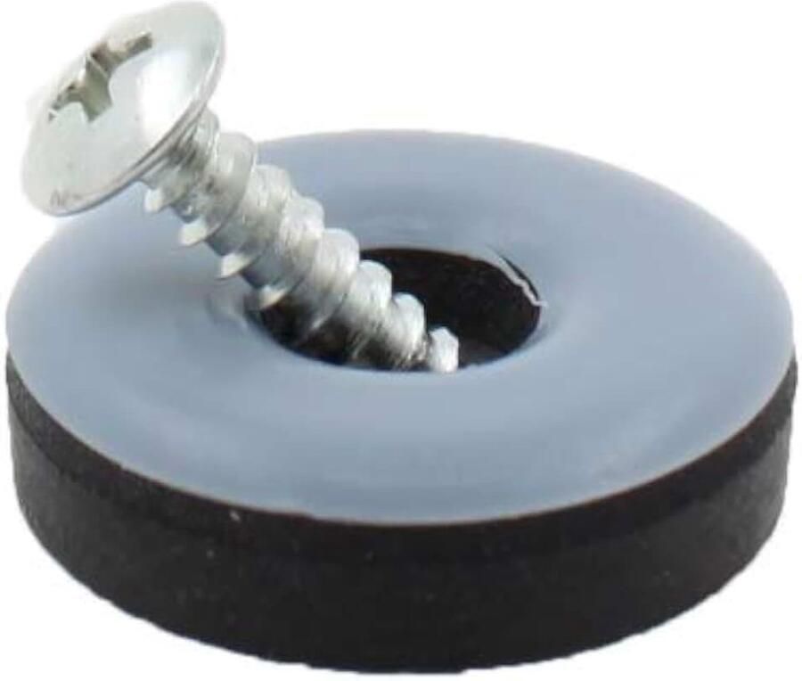 4 stks) 50mm ronde schroef PTFE teflon meubels Glides door Lifeswonderful