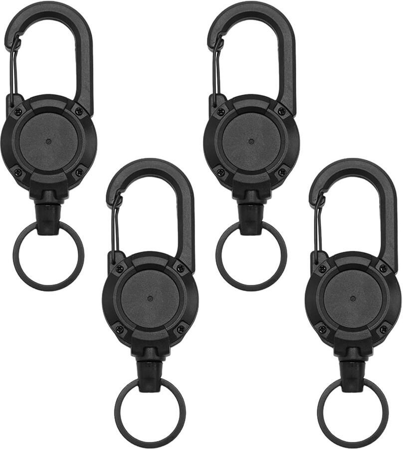 4 Stuk Telecopische Buckles Multifunctionele Telecopische Buckles Rugzak Buckles Sleutelhangers Anti-Verlies Buckles Identificatie Buckles Buitenen