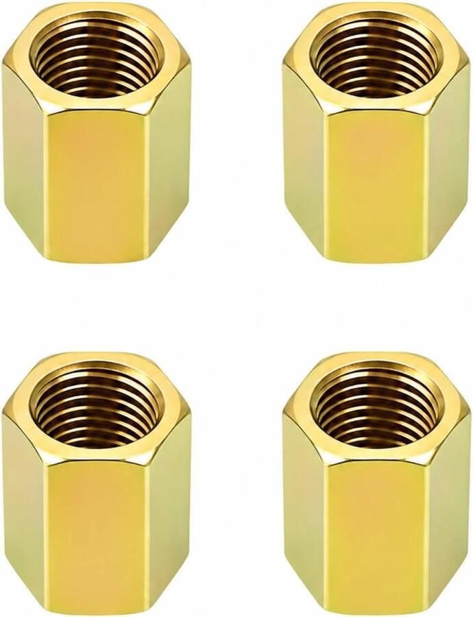 4 stuks IG 1 4 inch messing hulzen met afdichtingstape loodgietersaansluiting loodgietersverbinding en sanitaire aansluiting voor slangen duurzame aansluitingen voor water gas en pneumatisch