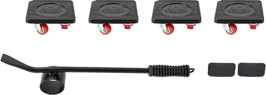 4 stuks meubeltransport professionele set meubeltransportwielen meubelroller transportwielen met 360 graden rotatie pv wielen meubeltransporthulp zware belasting voor het verplaatsen