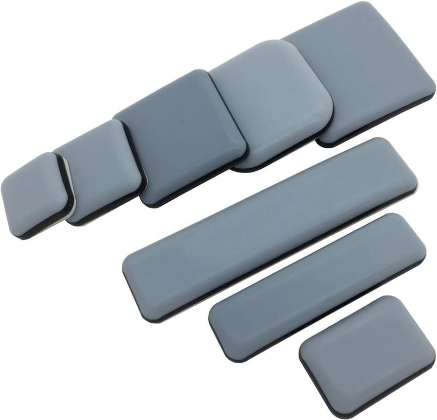 4 stuks teflon glijders zelfklevend verschillende maten naar keuze (50 x 50 mm) PTFE glijders meubelglijders