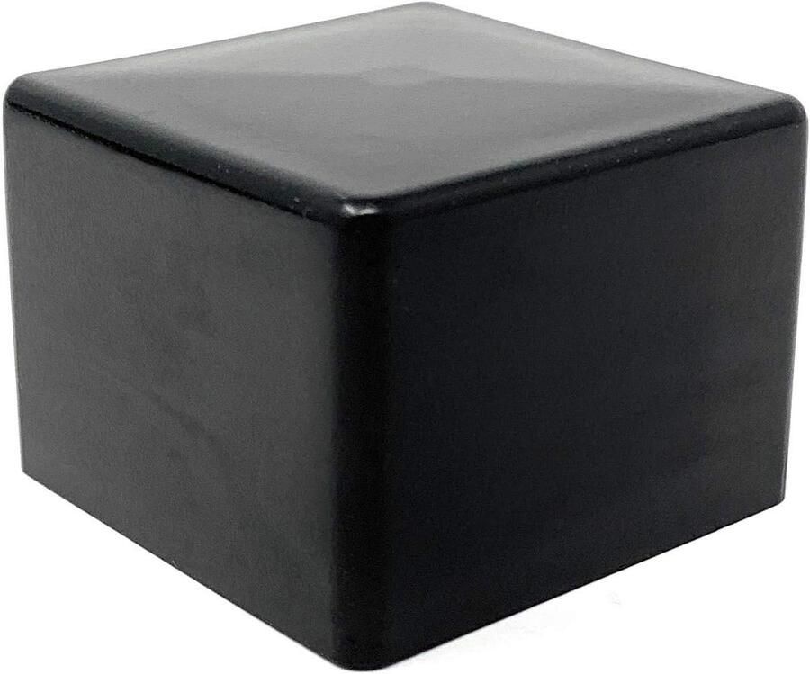 4 x doppen voor vierkante buizen 25 x 25 mm beschermkappen bodembescherming voor vierkante buizen