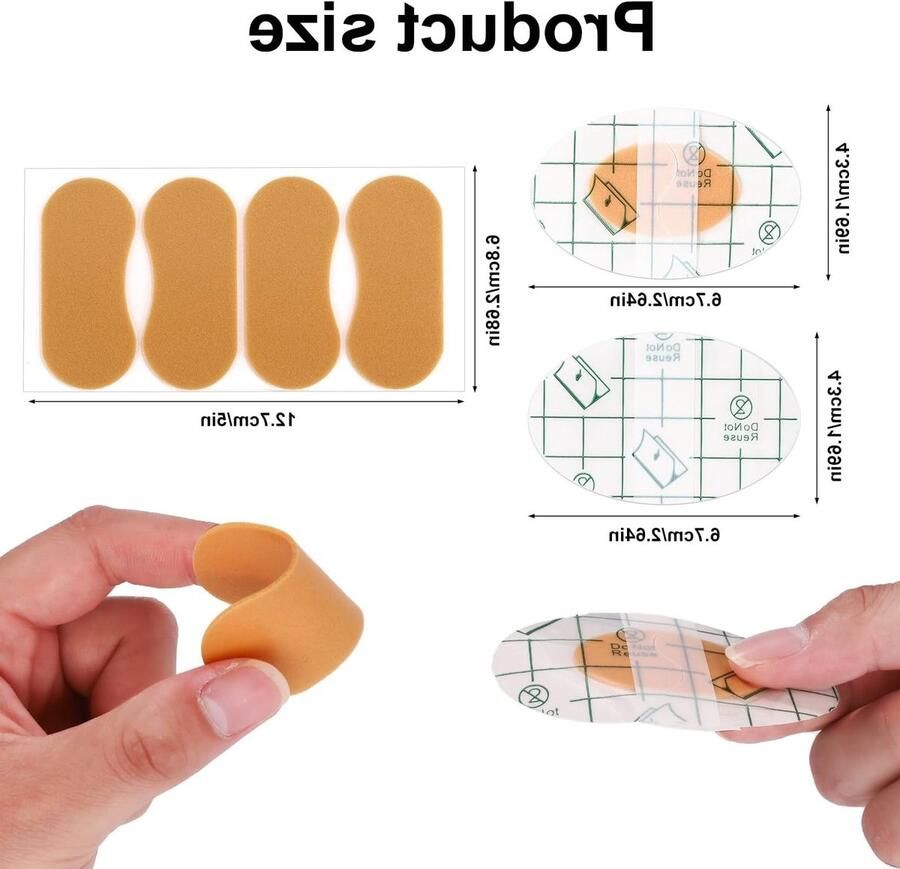 40 Stuks Anti-slijtage Stickers voor Hakken Zelfklevende Voetbeschermers en Inlegzolen voor Dames Schoenen en Sandalen