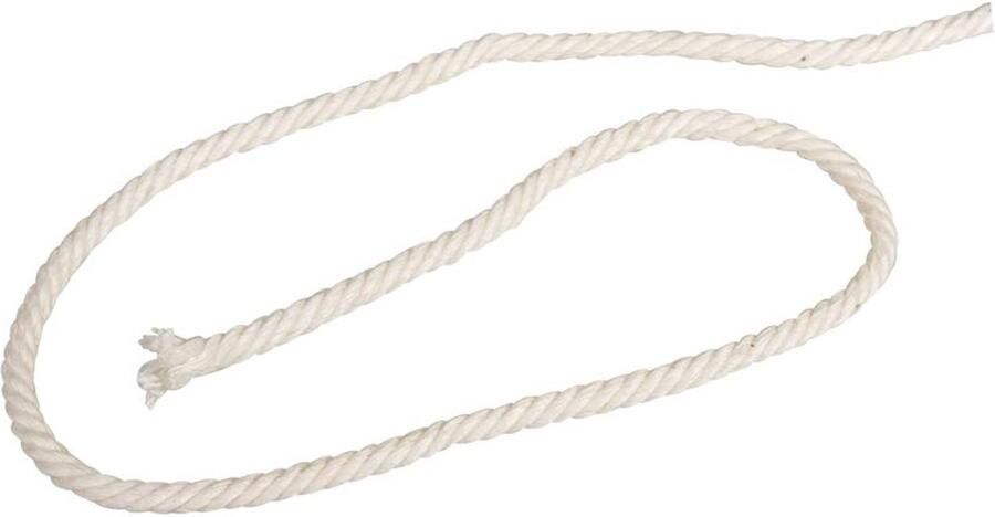 4400502 garen 3 7 mm ø spoel 141 m ca. 500 g 65 procent katoen 35 procent polyester katoengaren katoenen koord macramégaren kettinggaren koord om te knutselen wit