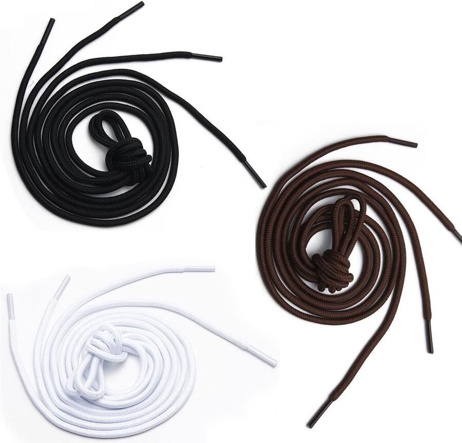 4mm ronde sportveters 6 stuks polyester gewaxte veters voor schoenen vervangende veters voor boots en sneakers