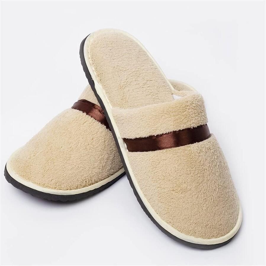 5 paar slippers hotelslippers badstofslippers pantoffels met gesloten tenen universele x koraalvlies gastenpantoffels voor spa feestgasten hotel en reizen