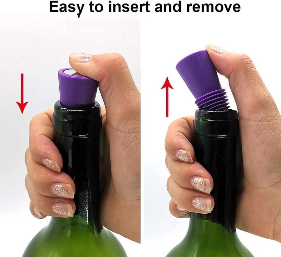 5 Pack Reusable Bottle Plugs