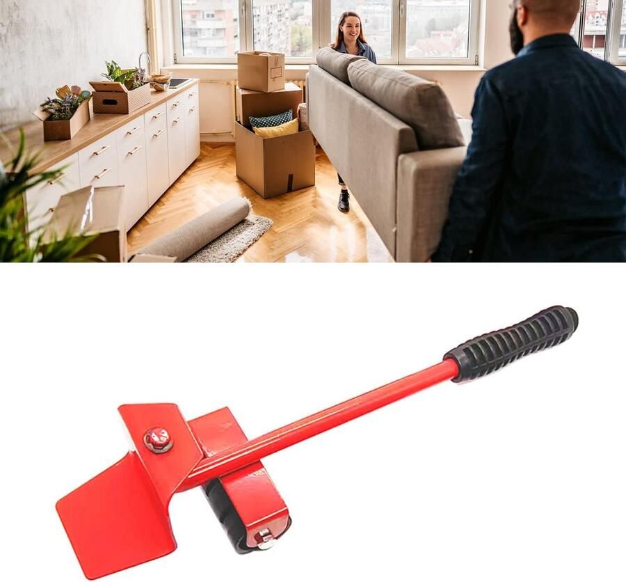 5 Stks Meubel Lifter Verhuizer Universele Wiel Dolly 300 Kg Lager Voor Het Verplaatsen Van Zware Meubels Koelkast Bank Tafel Kast