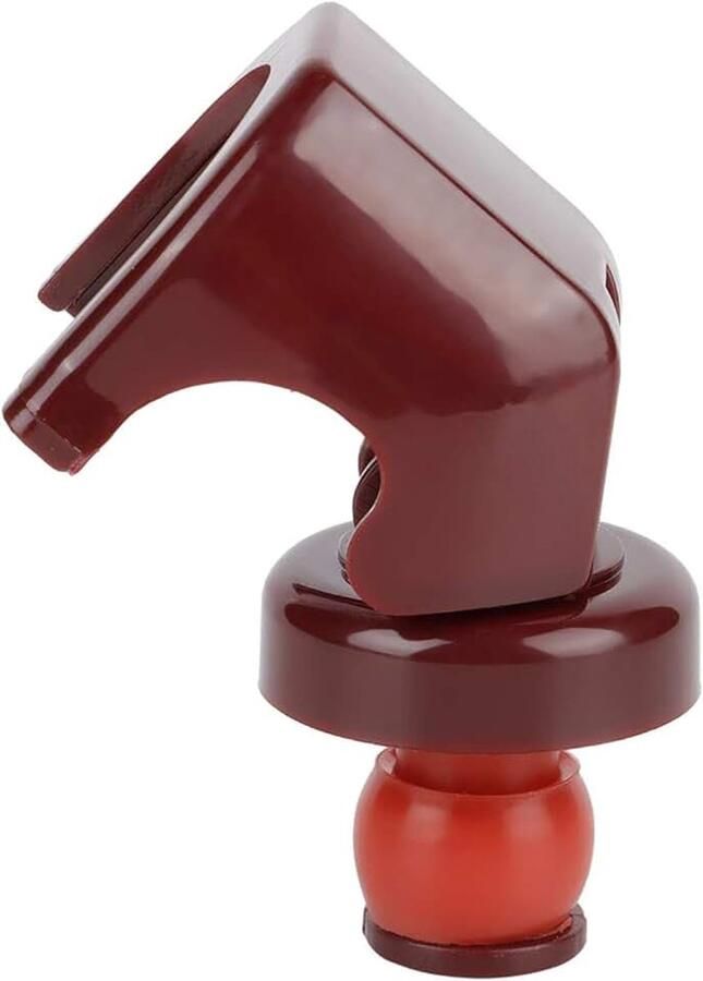 5 Stks Plastic Wijn Champagne Flessenstop Wijn Onderhouder Kurk Afdichting Plug Wijn Accessoires voor Home Party Bar Kantoor Gebruik(rood)
