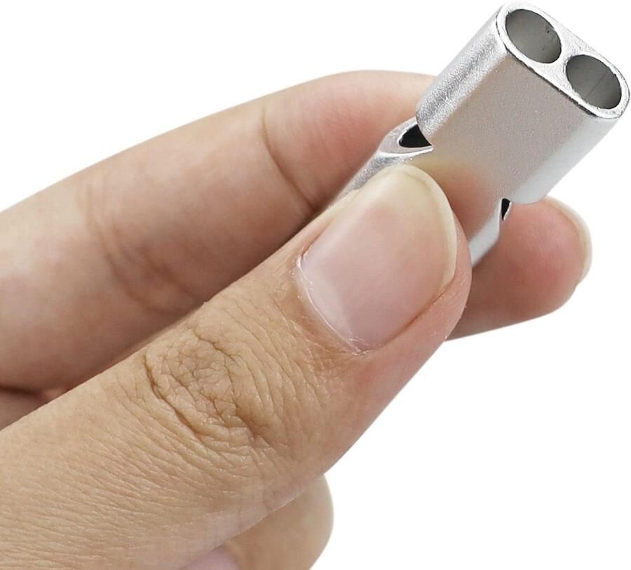 5 stuks fluitje noodfluitje fluitje met sleutelhanger trillerfluitje voor school sportschool outdoor camping vissen wandelen jagen levensreddend in noodgevallen