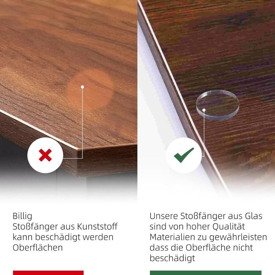 50 stuks elastische buffers transparant anti-slip pads