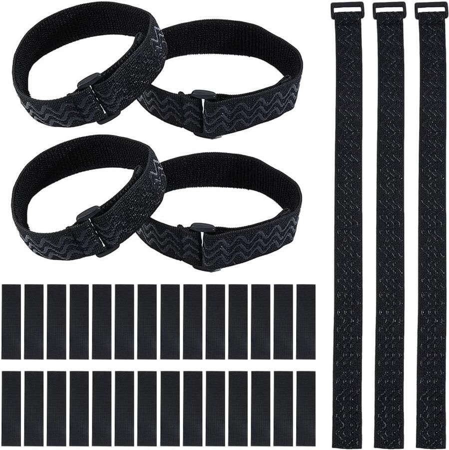 50 stuks knielaarsriemen van nylon voor hoge laarzen verstelbare elastische beenriemen laarsriemen zodat de laarzen niet vallen 8 1 x