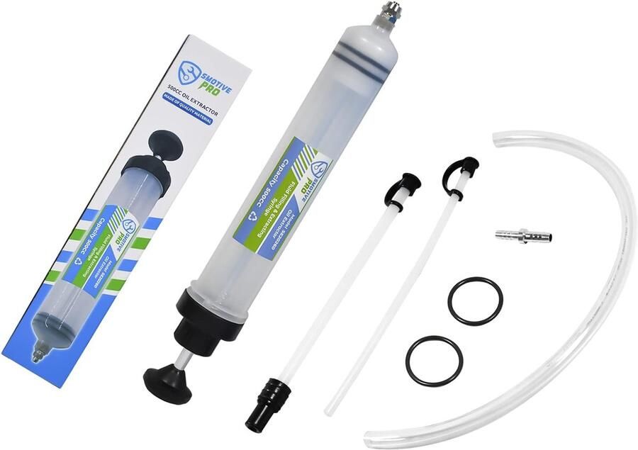 500ml olieafzuigpomp met vulstandindicator handpomp Geschikt voor motor- transmissie- achterasolie en koelvloeistof