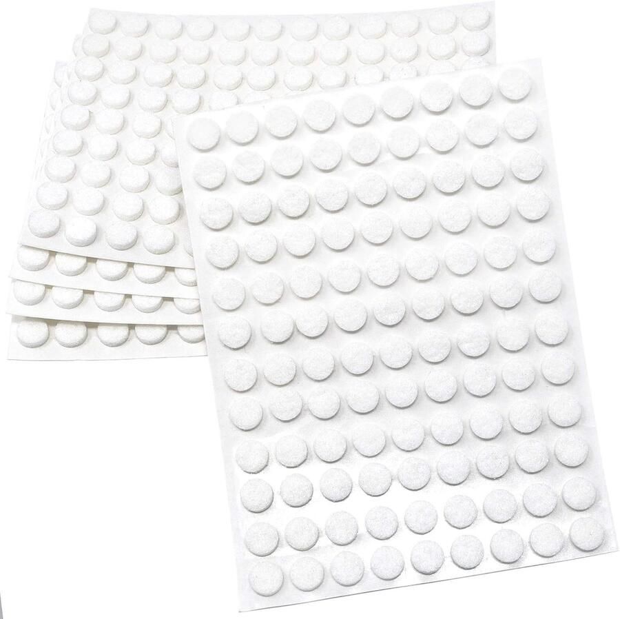 540 x zelfklevende viltglijders Wit ø 10 mm Rond Meubelviltglijders met een dikte van 3 5 mm Meubel- en vloerbescherming