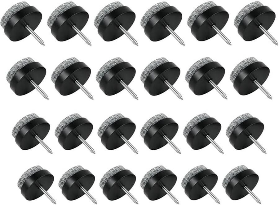 56 stuks zwart 20 mm 24 mm 28 mm 38 mm meubelpads