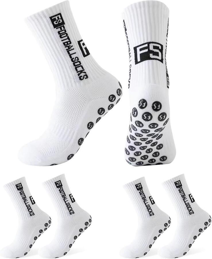 6 Paar Antislip Sportsokken Voetbal Basketbal Tennis & Hardlopen