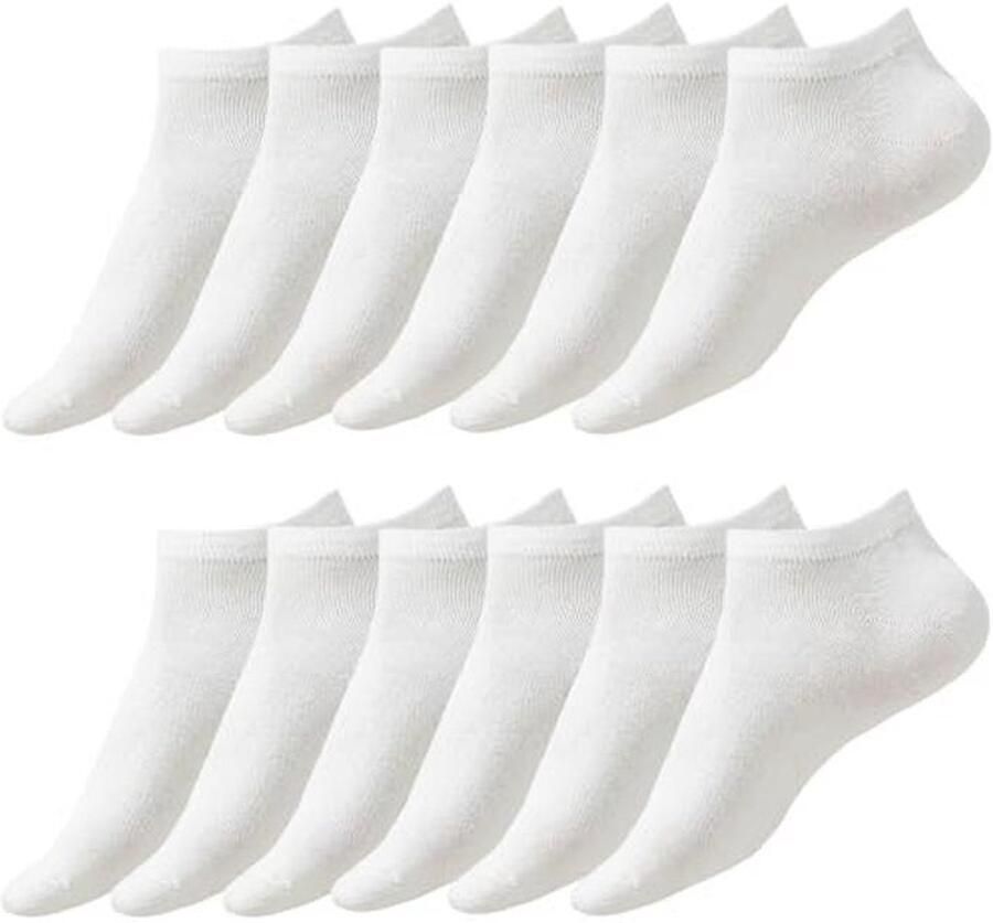 6 paar dames enkelsokken ademend duurzaam en comfortabel voor sportschoenen