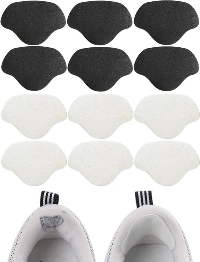 6 Paar Zelfklevende Hiel Patches voor Schoenreparatie Hielbescherming Sneaker Herstel en Hiel Pads in Lichtgeel voor Schoenen