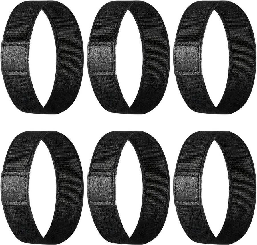 6 Pairs of Laces Fixing Bands Football Boots Laces Fixation for Tear-resistant Prevents Loosening Shoelaces Stretch Band for Sports Running