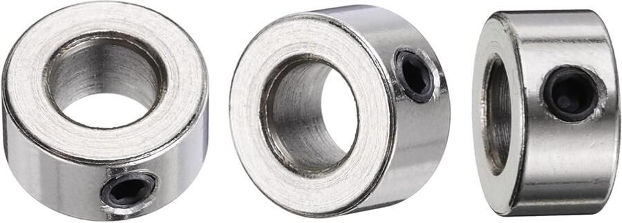 6 stuks 5 mm klemklemmen voor as T5 ring vergrendeling voor stuurschroeven schroefklemmen voor bevestiging van roestvrij staal