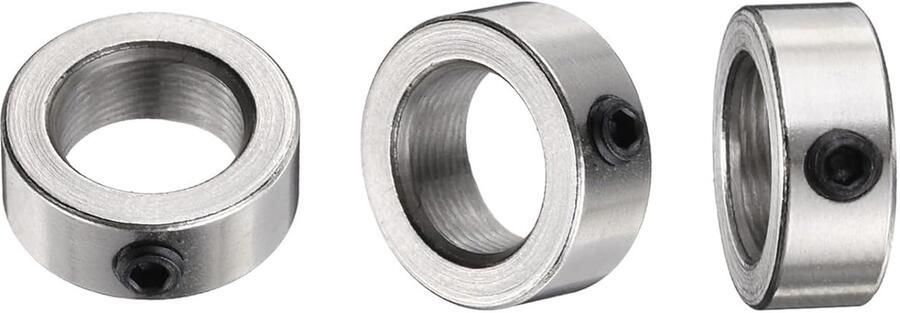6 stuks 8 mm klemklem voor as T8 ringvergrendeling voor stuurschroeven schroefklemmen voor bevestiging van roestvrij staal