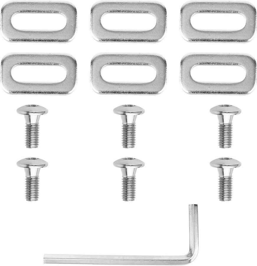 6 Stuks Fietsschoenplaatjes Vervanging voor Peloton en SPD-SL Syste