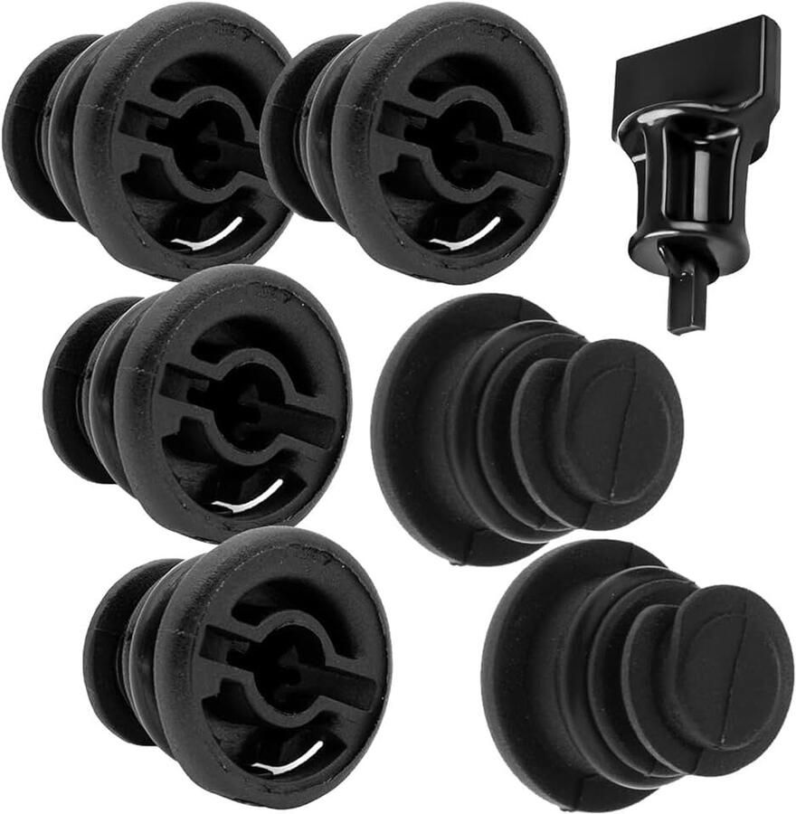 6 stuks olie-afvoerbout 06l103801 olieslang kunststof Compatibel met A-ud-i A1 A3 A4 A5 A6 A7 Q3 Q5 S3 TT Compatibel met vw Audi olieslang kunststof
