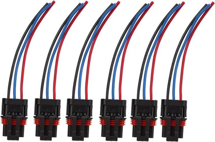 6 stuks Pulse Plug Pigtail-Connector Compatibel met Polaris XP 1000 2018-2022 Busbar bedrading harnas pigtail-verbindingen vervangingen
