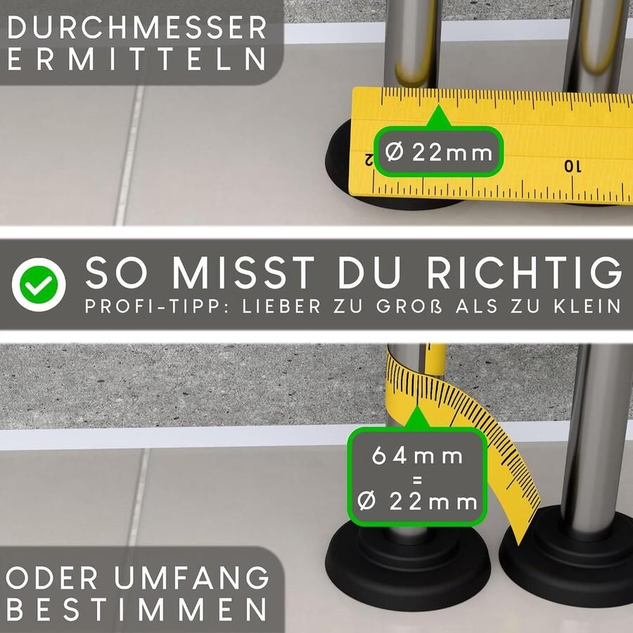 6 stuks radiatorpijpafdekkingen voor buisdiameters (22mm 9005) Verbergt buisdoorvoeren nette afwerking bij de radiator montage zonder gereedschap Kunststof