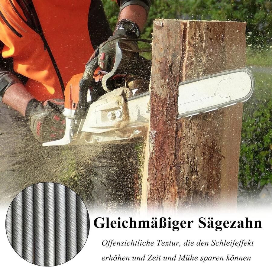 6 stuks ronde vijlen zaagkettingen 5 2 mm kettingzaag vijlen voor handmatig slijpen van zaagkettingen
