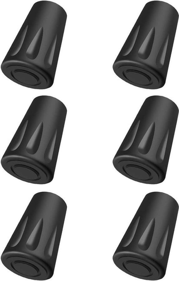 6 Stuks 3 Pairs Puntbescherming voor Wandelschoenen Accessoires Ronde Rubber Tips voor Trekkingstokken mm