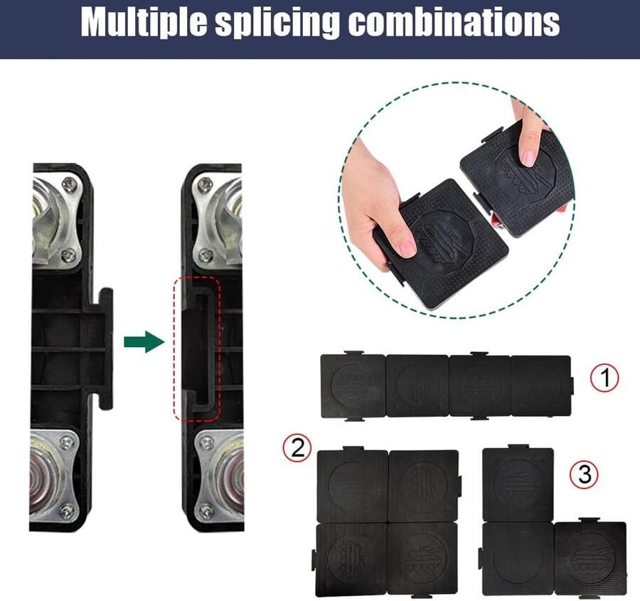 7-delige meubeltransportwielenset meubeltransporthulp met 360° draaibare wielen remwieltjes 4 meubelrollers + 1 lastenkrik meubellifter voor zware meubels