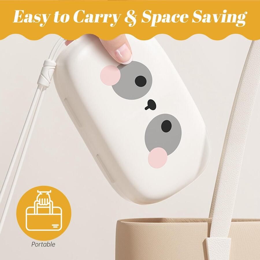 7-in-1 reisflessenborstelset babyflessenborstel complete reisflessenreinigingsset met siliconen borstel rietjesborstel zuigborstel zeepdispenser droogrek opbergdoos