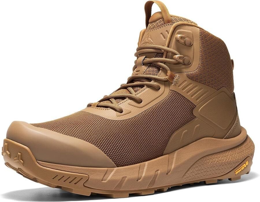 8 Mannen Waterdichte Militaire Tactische Werklaarzen Lederen Motorfiets Combat Lichtgewicht Antislip Wandellaarzen voor Mannen VaporGuard