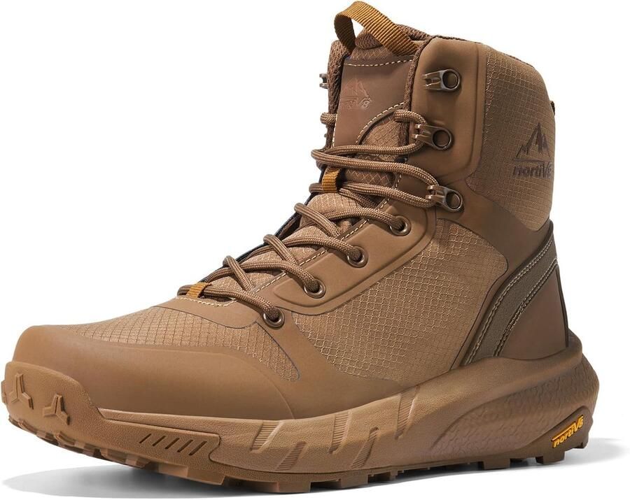 8 Militaire tactische laars voor heren lichtgewicht comfortabele laarzen voor werk de hele dag zijrits motorfiets gevechtswandellaarzen metrostrike (8-9 inch)