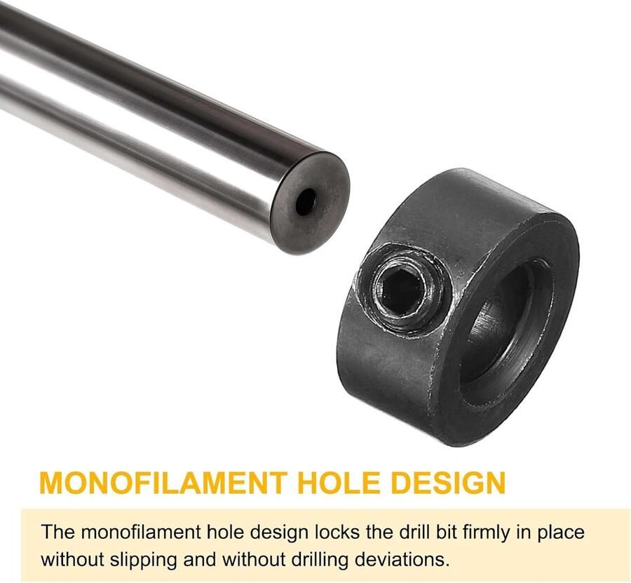 8 mm boring askraag 16 mm OD 8 mm dik 4 stuks klemring stelschroeven set koolstofstaal verzinkt met schroefdraadstift voor auto-robotiek machinebouw zwart