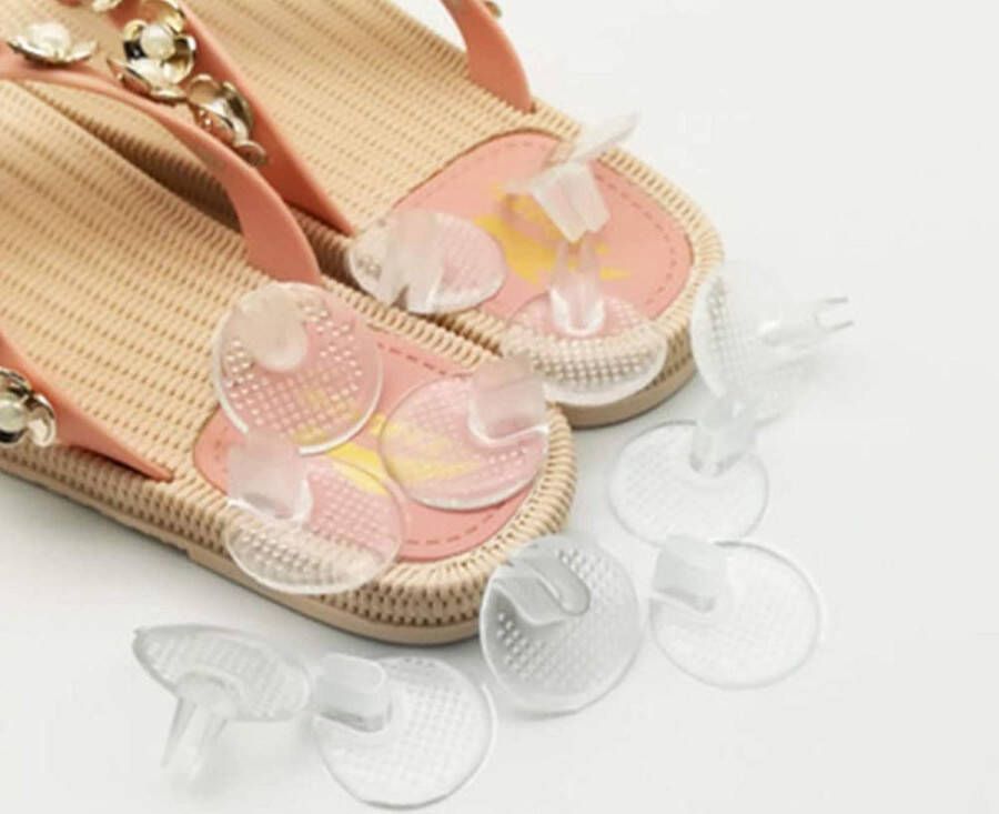 8 paar teenbescherming voor flip-flops en teenslippers siliconen teenbeschermers kussen pads