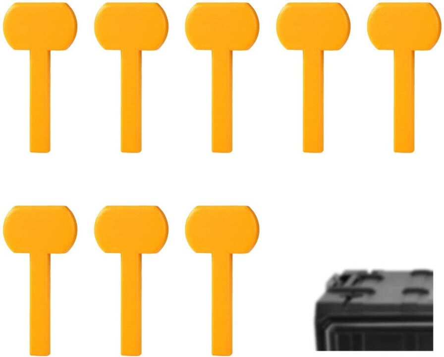 8 st Anti-Wobbling Inserts voor DeWalt ToughSystem 2.0 Lade-Eenheid Stabiliserende Inserts om Wiebelen te Voorkomen Compatibel met ToughSystem 2.0 Essentiële Accessoires voor Veilige Opslag